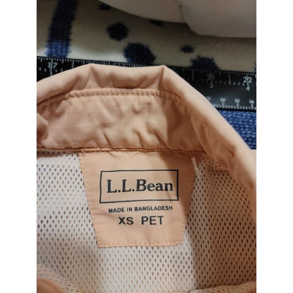 L.L. Bean Petite Pink Short Sleeve Button Up Shirt Women's Size PXS READ - Picture 4 of 6